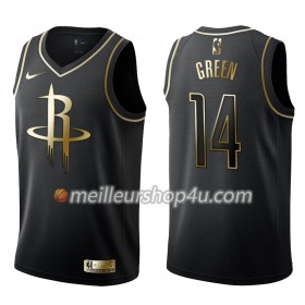Maillot Basket Homme Houston Rockets Gerald Green 14 Nike Noir Gold Edition Swingman